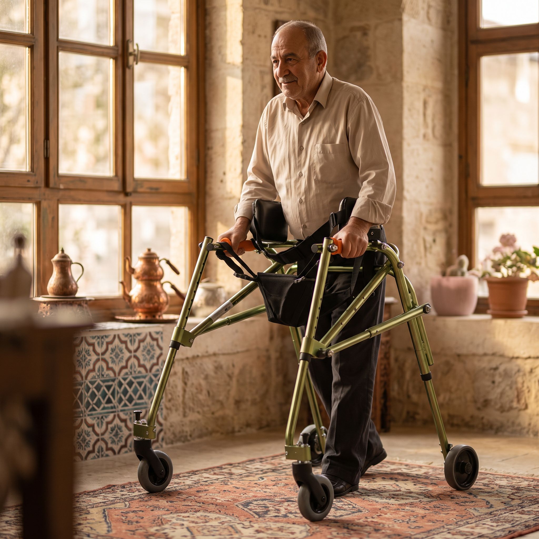 Ev içinde kullanılan modern bir ters walker ürünü